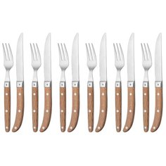 WMF Набор для стейка Ranch 1280636046 12 предметов серебристый/коричневый