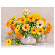 ВанГогВоМне Картина по номерам "Цветочная радость", 40х50 (ZX 21129)