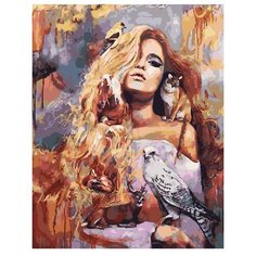 ВанГогВоМне Картина по номерам "Богиня Фауна", 40х50 см (ZX 20169)