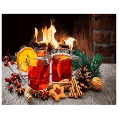 ВанГогВоМне Картина по номерам "Новогодний глинтвейн", 40х50 (ZX 21384)