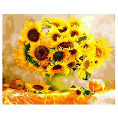 ВанГогВоМне Картина по номерам "Солнечный букет", 40х50 (ZX 20636)
