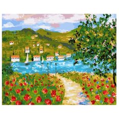ВанГогВоМне Картина по номерам "Пейзаж. Прованс", 40х50 см (ZX 21216)