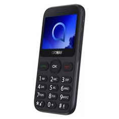 Телефон Alcatel 2019G серый металлик