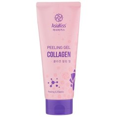 Asiakiss Пилинг гель для лица Collagen Peeling Gel с коллагеном 180 мл