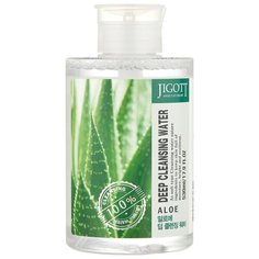 Jigott вода очищающая с экстрактом алоэ Deep Cleansing Water Aloe, 530 мл