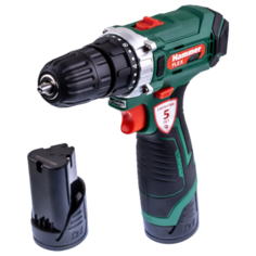 Аккумуляторная дрель-шуруповерт Hammer ACD12/2CS 26 Н·м зеленый/черный