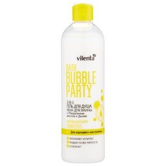 Гель-пена для ванны и душа Vilenta Bath bubble party Для хорошего настроения, 400 мл