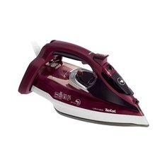 Утюг Tefal Ultimate Anti-calc FV9726 темно-вишневый/белый