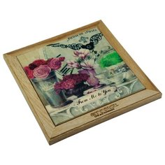 Подставка под горячее GiftnHome (бук/дуб) 20x20 см