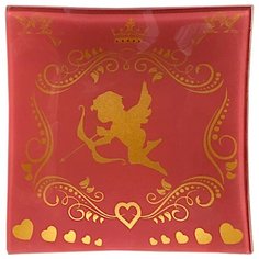 GiftnHome Блюдце "Святой Валентин" 12 см розовый