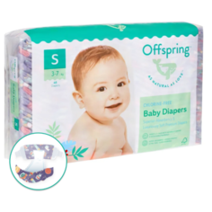 Offspring подгузники S (3-7 кг) 48 шт. космос
