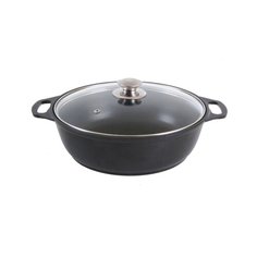 Кастрюля-жаровня Kukmara Традиция ж34а 3 л, черный