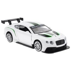 Легковой автомобиль Пламенный мотор Bentley Continental GT3 (870141) 1:43 11 см белый