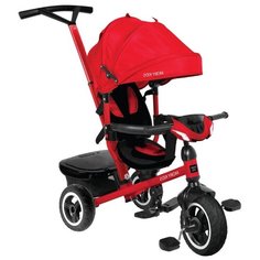 Трехколесный велосипед Moby Kids Rider 360° 10x8 AIR Car красный