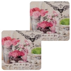 Подставка под горячее GiftnHome 14 x 14 см (2 шт.)