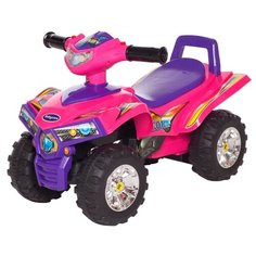 Каталка-толокар Baby Care Ready Set Out (551) со звуковыми эффектами розовый/фиолетовый