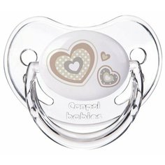 Пустышка силиконовая ортодонтическая Canpol Babies Newborn Baby 6-18 м (1 шт) белый