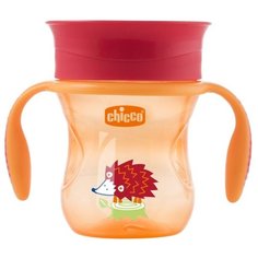 Поильник Chicco Perfect Cup, 266 мл красный ежик