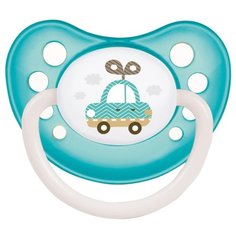 Пустышка силиконовая анатомическая Canpol Babies Toys 0-6 м (1 шт) бирюзовый