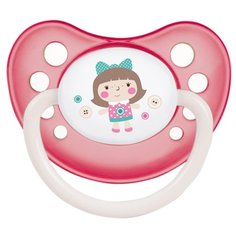 Пустышка силиконовая анатомическая Canpol Babies Toys 0-6 м (1 шт) розовый