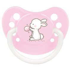 Пустышка силиконовая анатомическая Canpol Babies Little cuties 6-18 м (1 шт) розовый