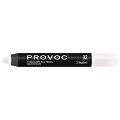 Provoc Тени-карандаш водостойкие Eyeshadow Gel Pencil 02 жемчужный, шиммер