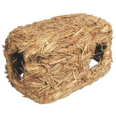 Домик для грызунов Triol Шалаш PT7061 25х16х12 см бежевый/коричневый