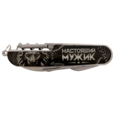 Нож многофункциональный Командор Настоящий мужик (1557075) (5 функций) черный