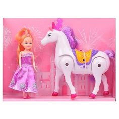 Кукла Oubaoloon с лошадкой, 14 см, 05001