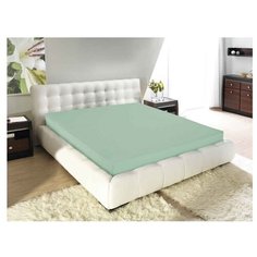 Простыня Guten Morgen трикотажная на резинке 140 х 200 см хаки