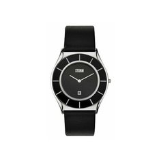 Наручные часы STORM Slimrim XL Leather Black