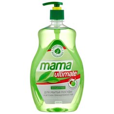 Mama Ultimate Концентрат для мытья посуды Зелёный чай 1 л с дозатором