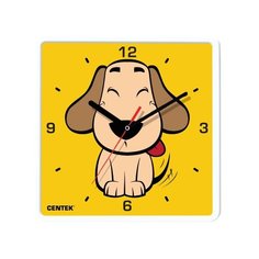 Часы настенные кварцевые CENTEK CT-7103 Dog