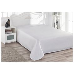 Простыня KARNA Servan сатин 260 x 280 см белый