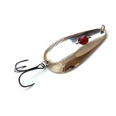 Блесна Nord Waters колеблющаяся Ложка с бусиной BLO06020SI 20 г 60 мм