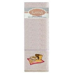 KARNA Полотенце Breakfast кухонное 45х70 см бежевый