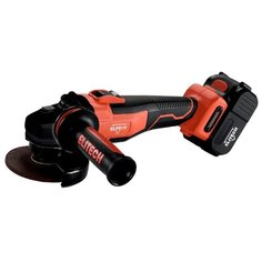 УШМ аккумуляторная ELITECH МШУ 18БЛ 4.0 Ач х1 кейс, 18 В, 125 мм