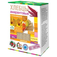 Хлебцы амарантовые Di & Di с топинамбуром (коробка) 195 г