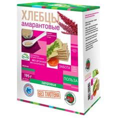 Хлебцы амарантовые Di & Di (коробка) 195 г