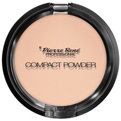 Pierre Rene Compact Powder тональная компактная пудра с натуральными маслами для сухой кожи 03 transparent