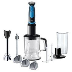 Погружной блендер Braun MQ 5064 Shape, черный/синий
