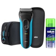 Электробритва Braun 3040TS Series 3 ProSkin blue