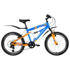 Подростковый горный (MTB) велосипед FORWARD Benfica 20 (2018) синий/желтый 14" (требует финальной сборки)