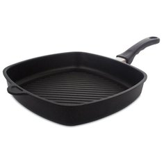 Сковорода-гриль AMT Gastroguss AMTE285GFIX 28х28 см, черный