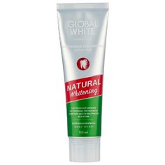 Зубная паста Global White Натуральное отбеливание энергия трав, wild mint, 100 мл