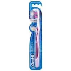 Зубная щетка Oral-B 3D White отбеливание: средней жесткости, ассортиментный