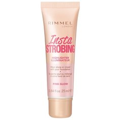 Rimmel Хайлайтер люминайзер Insta Strobing 001 pink glow