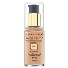 Max Factor Тональный крем Facefinity All Day Flawless 3-in-1, 30 мл, оттенок: 55 Beige