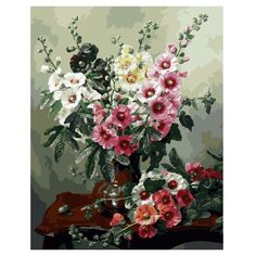 Molly Картина по номерам "Букет мальвы" 40х50 см (KH0218)