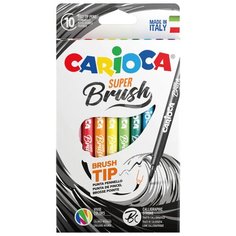 Carioca Набор фломастеров Super Brush (42937), 10 шт.